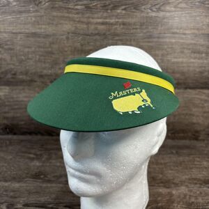Vintage Masters Tournament Hat Visor Men's Green Golf Augusta 90s